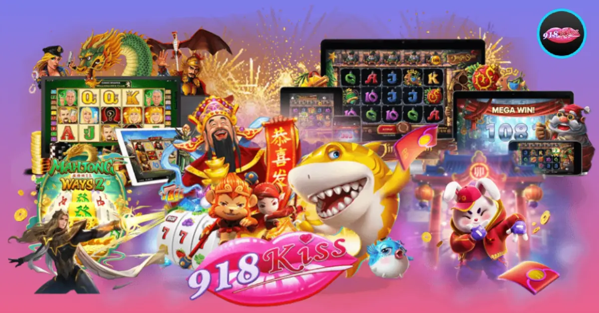 Permainan slot dalam talian Kiss918 menampilkan watak animasi dan tema kasino popular di Malaysia